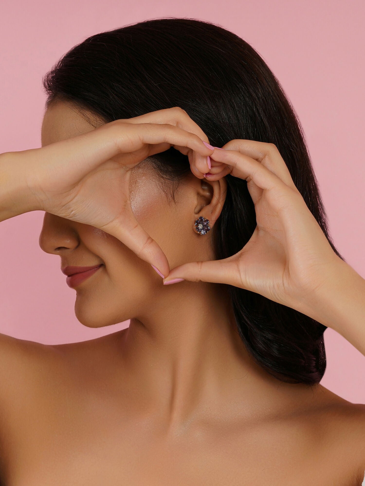 stone stud (grey) - Ruby Raang - Grab2buy