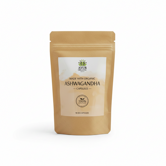 Pure Organic Ashwagandha Capsules | 90 Capsules