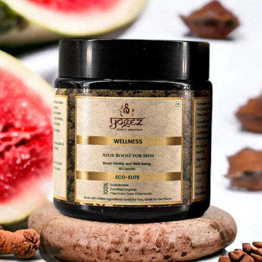 Yogez Ayur Boost for Men- A Herbal Supplement for Holistic Health YOGEZ