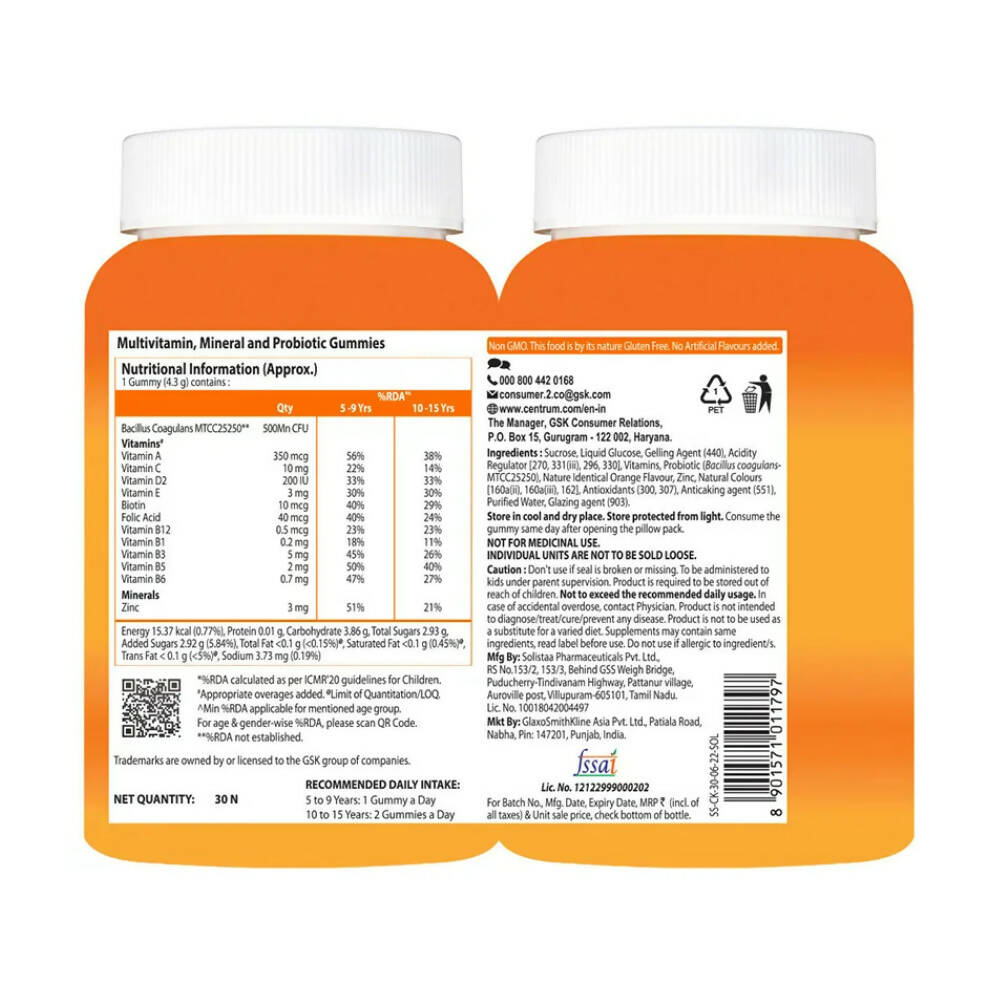 Centrum Kids Supports Overall Health Gummies - Grab2buy