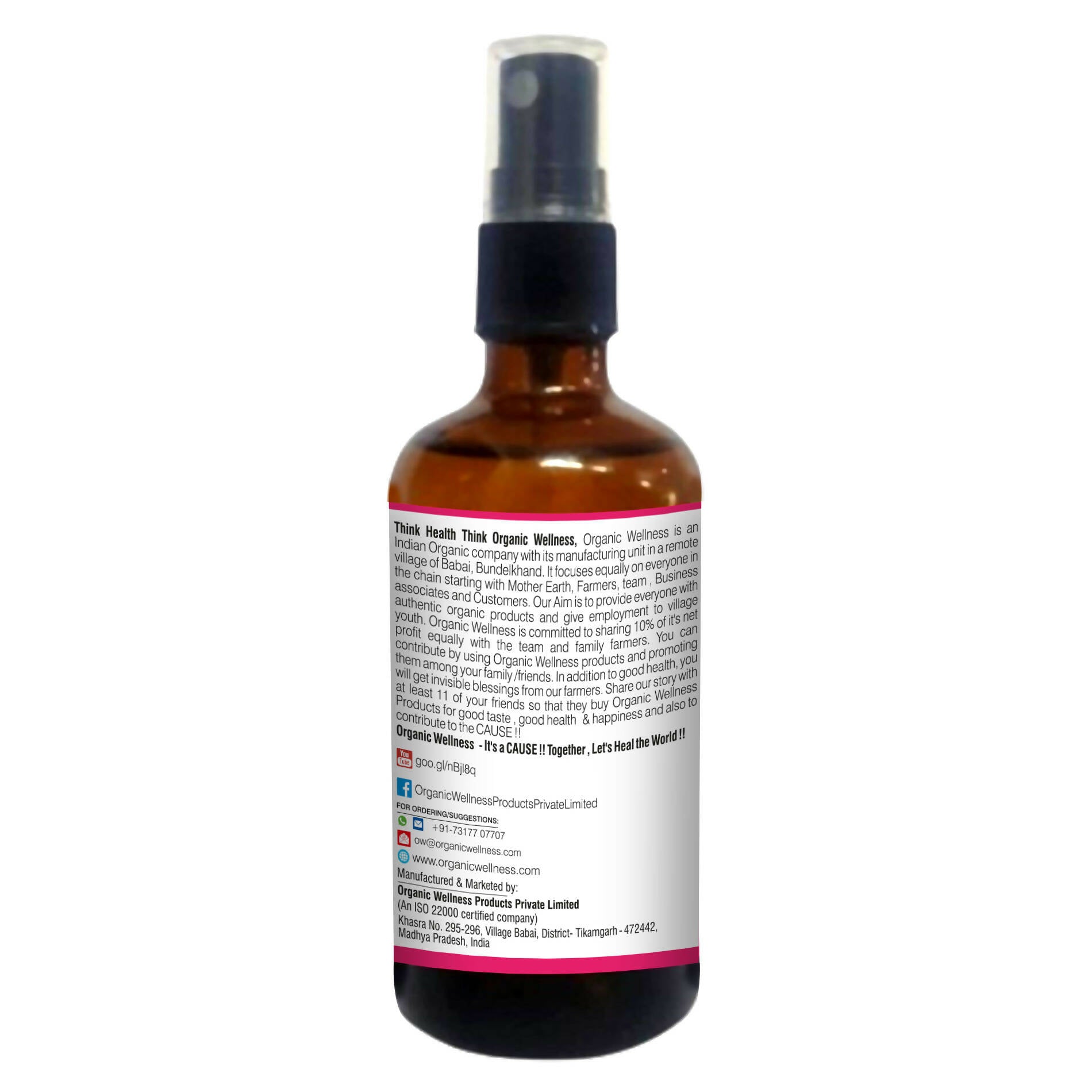 Organic Wellness Rose Water Gentle Cleanser - Grab2buy