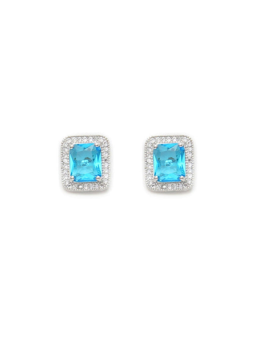 stone stud (sky blue) - Ruby Raang - Grab2buy
