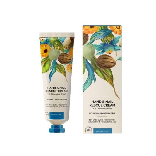 LuxaDerme Hand & Nail Rescue Cream With Shea Butter & Niacinamide Grab2Buy LuxaDerme Grab2Buy