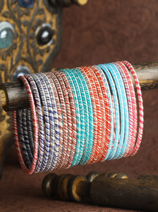 Priyaasi Women Multi-Color Set of 24 Bangle Set | Grab2Buy