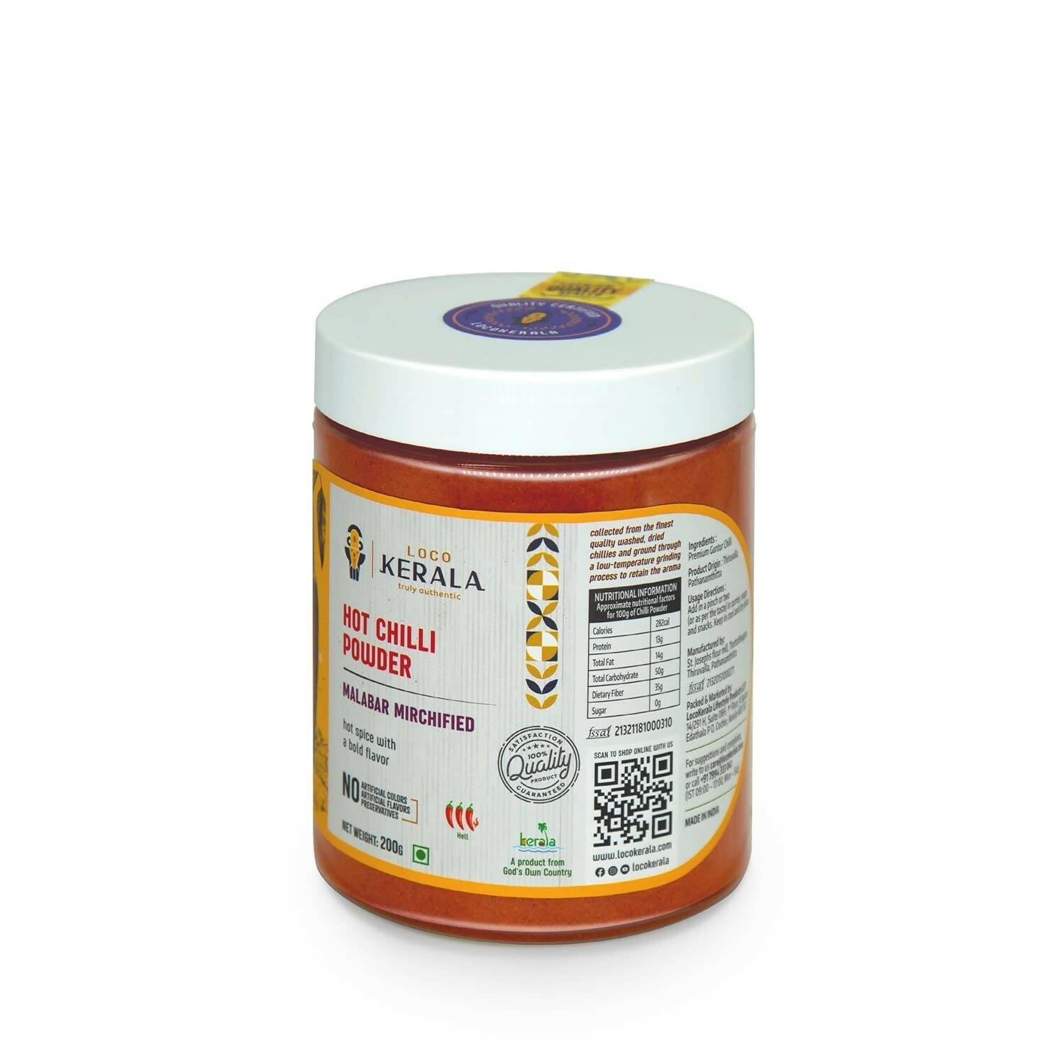 LocoKerala Malabar Mirchified Hot Chilli Powder - Distacart