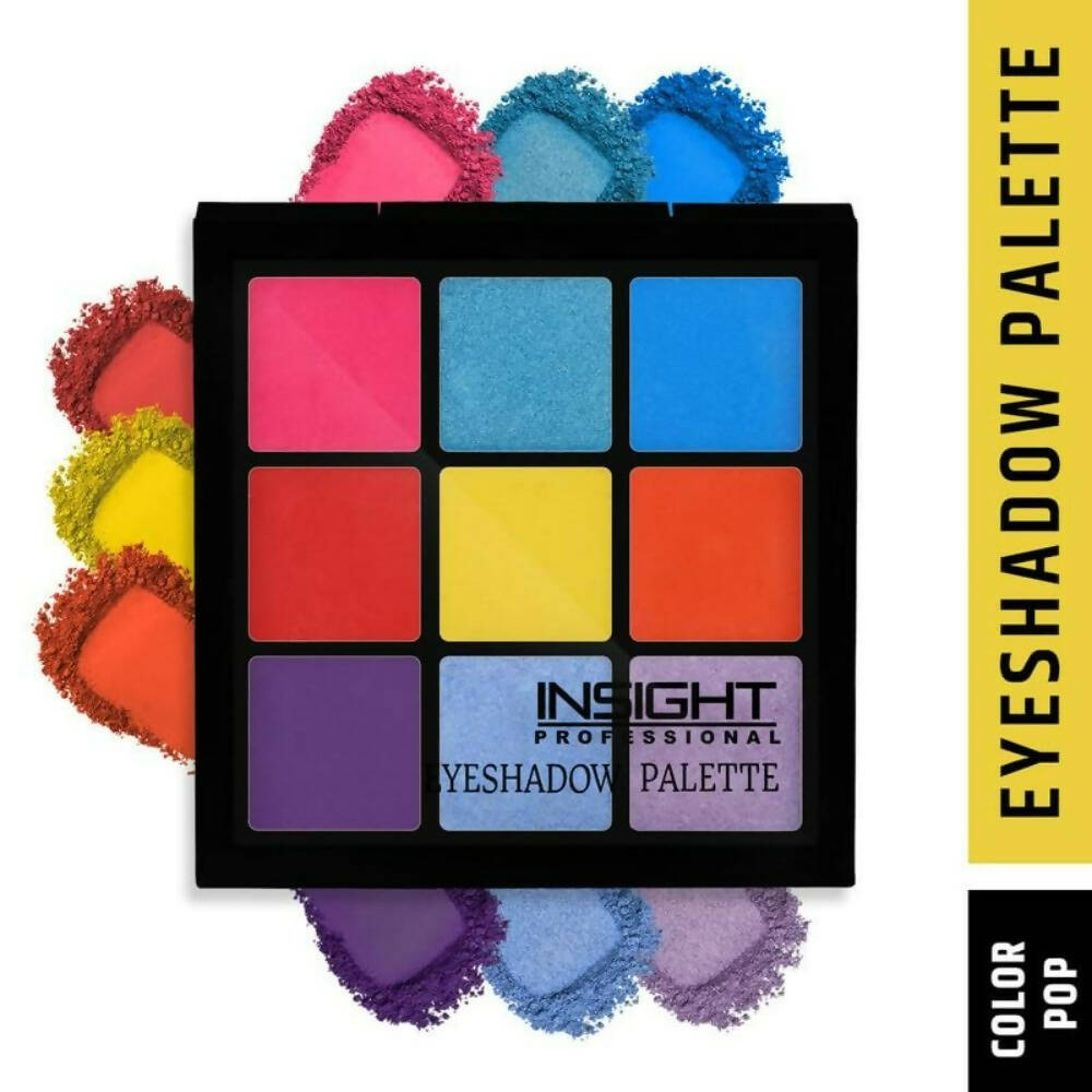 Insight Cosmetics 9 Color Eyeshadow Pallate - Color Pop - Grab2buy