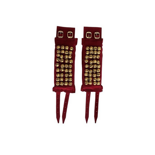Elite trade Bharatanatyam 4 lines Satin padded Ghungroo | Swadesiicart