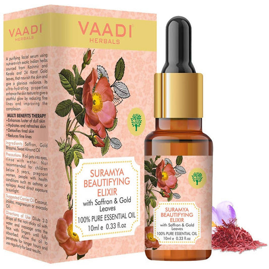 Vaadi Herbals Suramya Beautifying Elixr With Saffron Gold Leaves Grab2Buy Vaadi Herbals Grab2Buy
