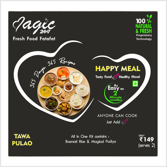 Sanskriti Magic Masala Tawa Pulao Fresh Ready to cook All-in-One Kit - Grab2buy