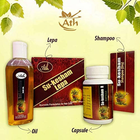 Ath Ayurdhamah Su-kesham Hair Care Kit Grab2Buy Ath Ayurdhamah Grab2Buy