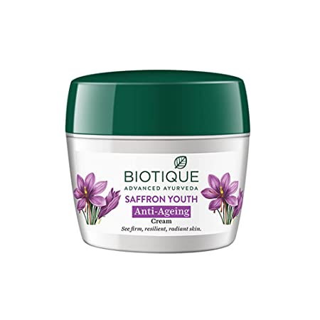 Biotique Advanced Ayurveda Bio Saffron Youth Anti-aging Cream - Grab2buy