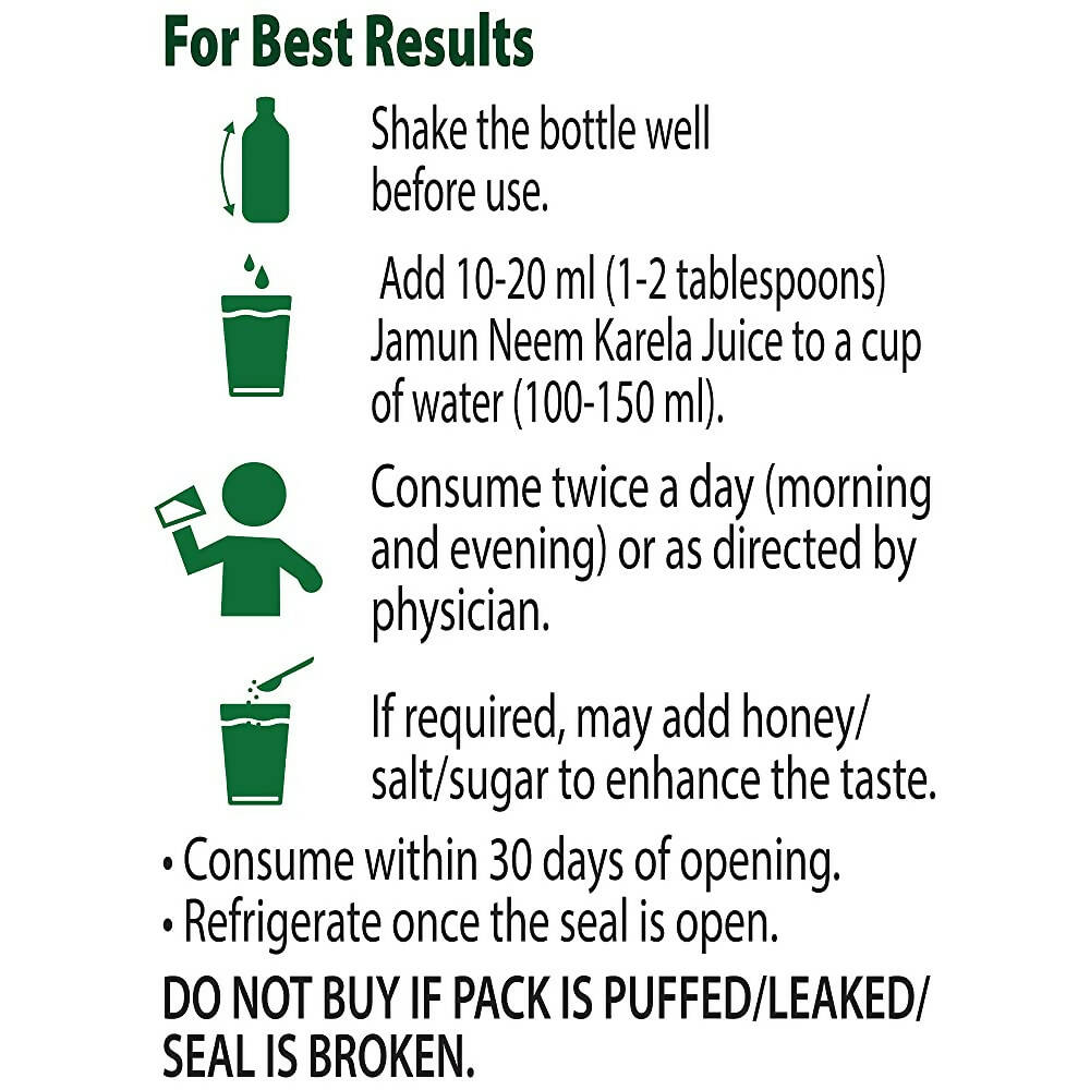 Dabur Jamun Neem Karela Juice - Grab2buy