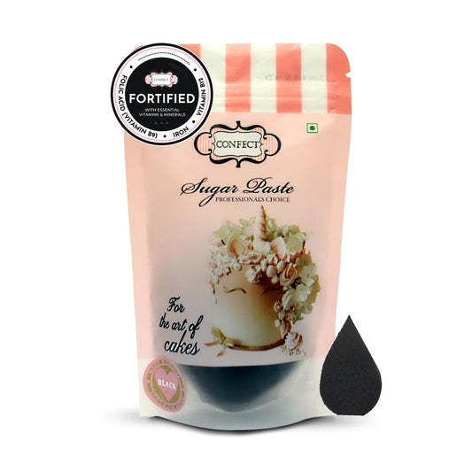 Confect Black Fondant | Edible Nutritional Sugarpaste