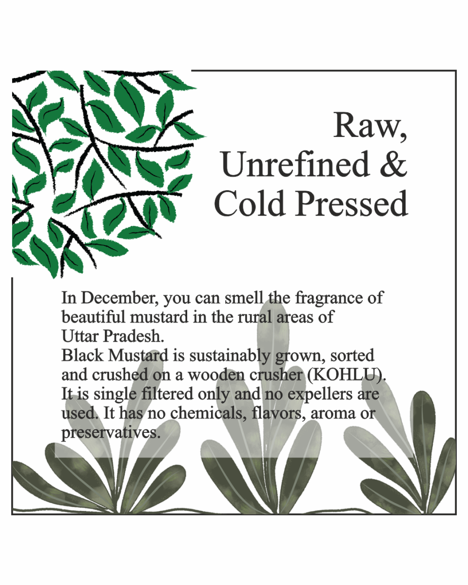 Asavi Cold Pressed Black Mustard Oil - Grab2buy
