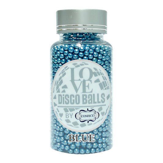 Confect Blue Disco Balls Sprinkles 3 MM