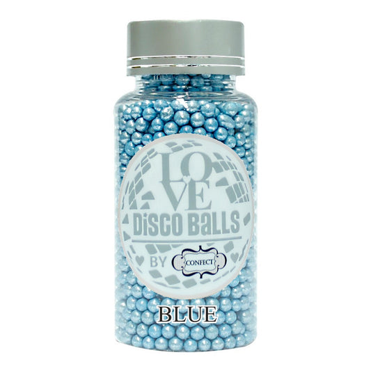 Confect Blue Disco Balls Sprinkles 4 MM