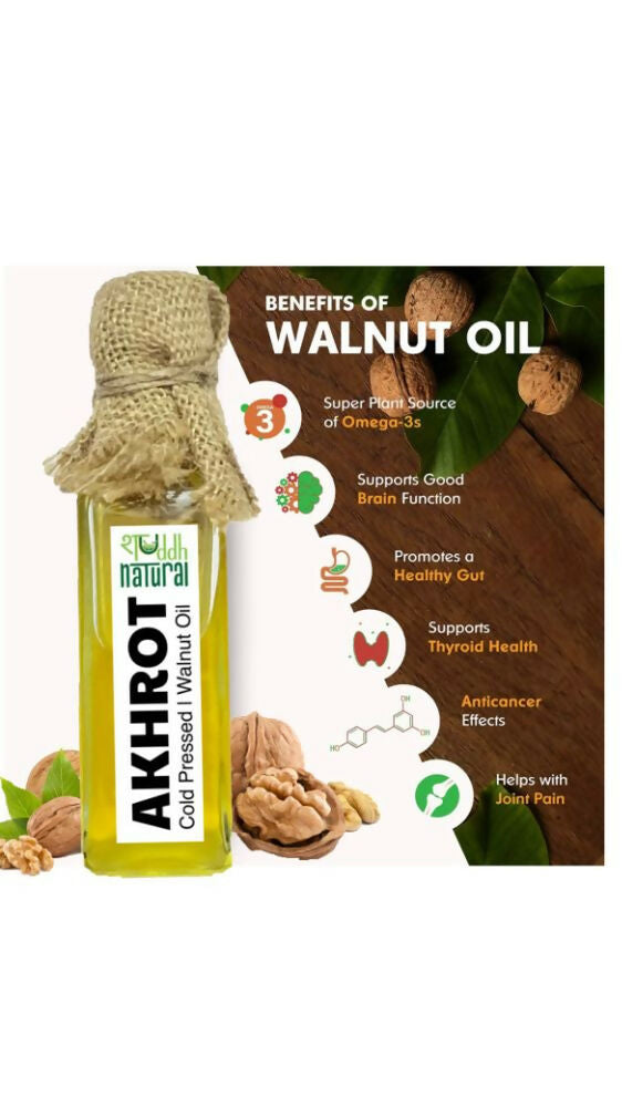 Shuddh Natural Pure Walnut Oil Cold Pressed - Grab2buy
