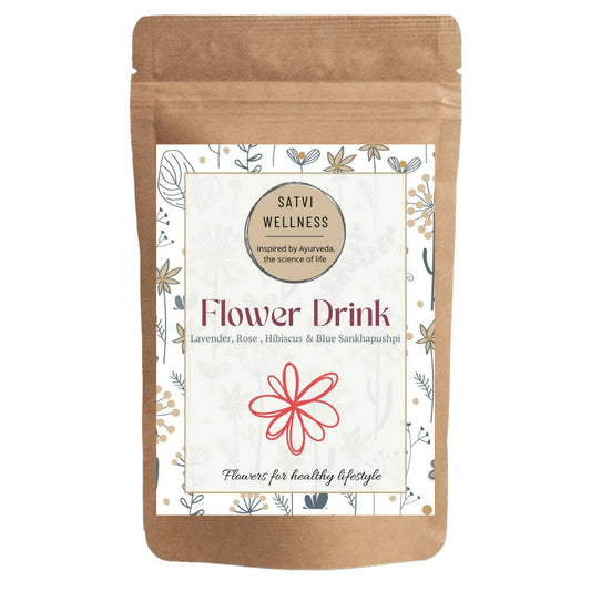 Satvi Wellness Mix Flower Drink | Mixed Flower Tea | Herbal Tea