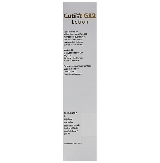 Cutiyt G12 Lotion For All Skin Type Grab2Buy Ipca Grab2Buy