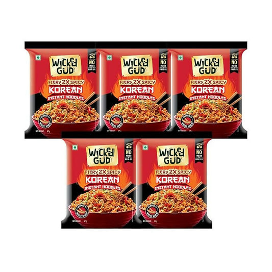 WickedGud Korean Instant Noodles Fiery 2X Spicy Grab2Buy WickedGud Grab2Buy
