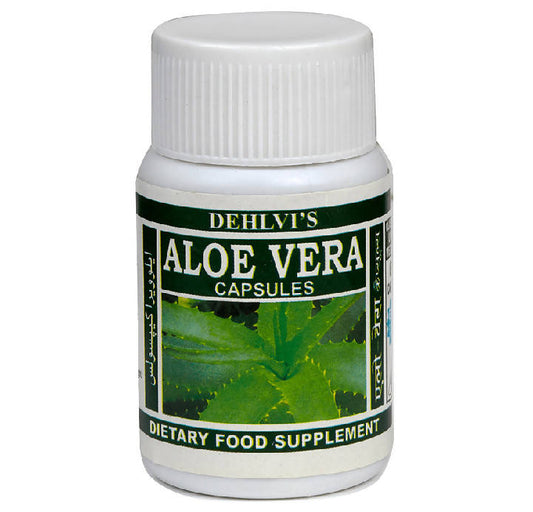 Dehlvi Aloe Vera Capsules – Authentic Unani Herbal Skin, Digestion & Immunity Wellness Supplement