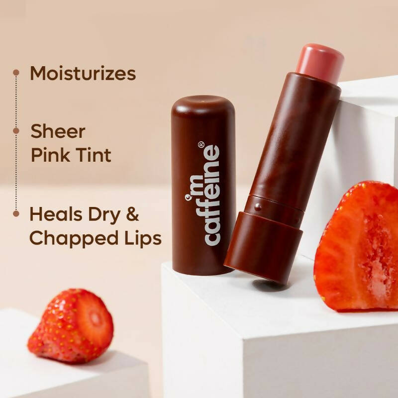 mCaffeine Choco Lip Balm With Berries - Distacart