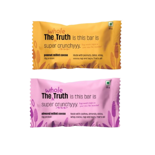 The Whole Truth Protein Bars - Assorted Millet Protein Bar Grab2Buy The Whole Truth Grab2Buy