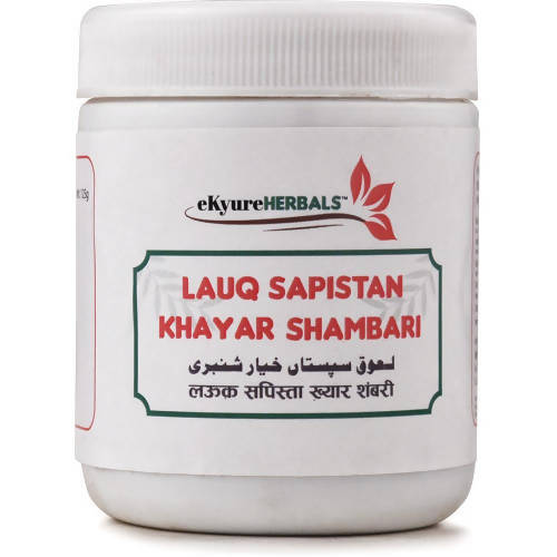 Ekyure Herbals Lauq Sapistan Khayar Shambari – Unani Respiratory & Throat Wellness Remedy