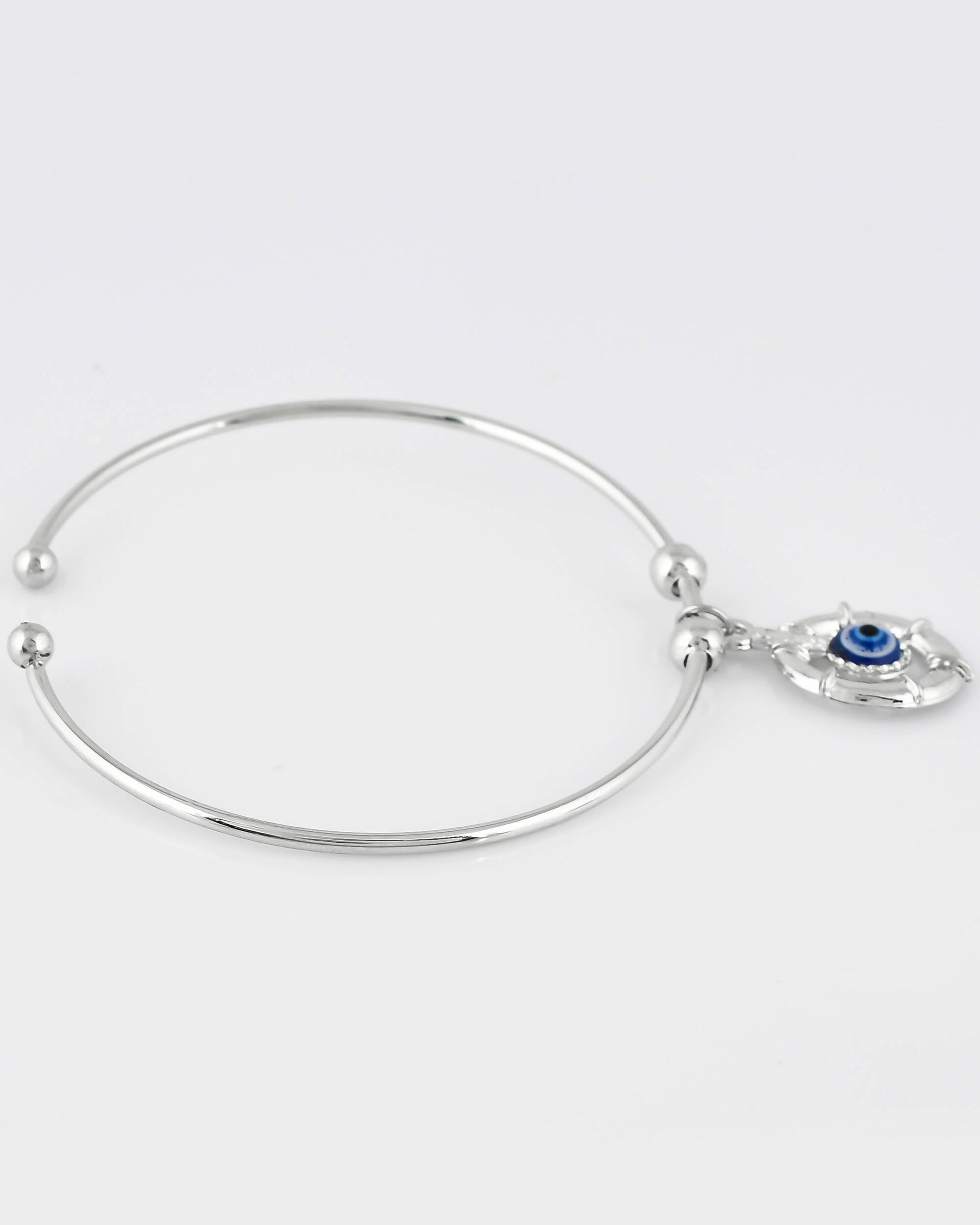 VOJ Stainless Steel Beads Silver Bracelet - Grab2buy