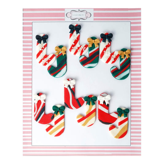 Confect Assorted Candy Cane | Edible Christmas Topper