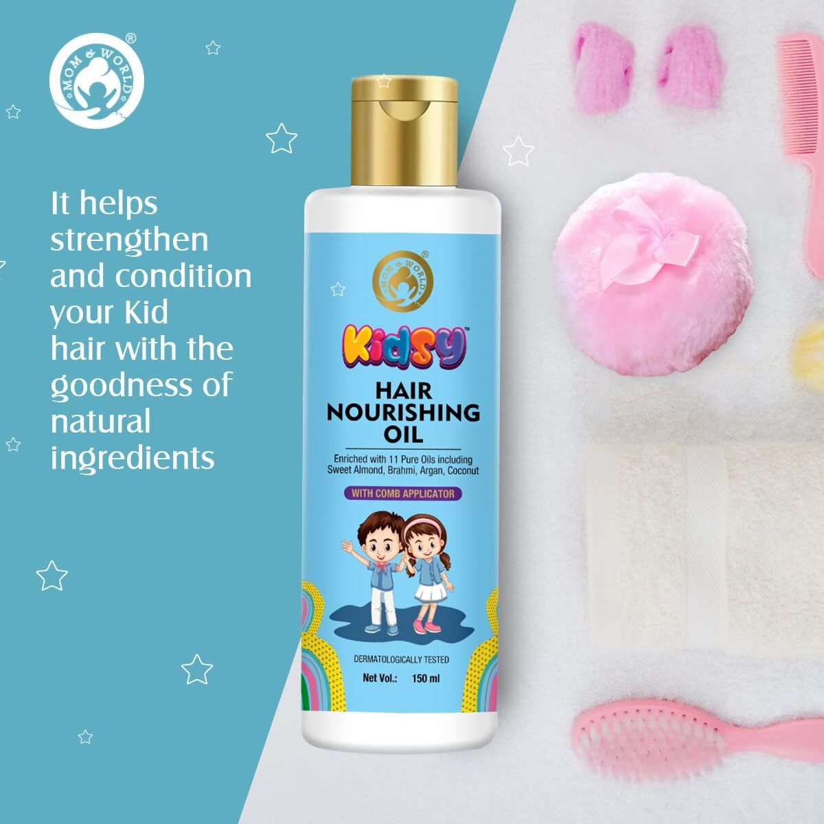 Mom & World Kidsy Hair Nourishing Oil - Grab2buy