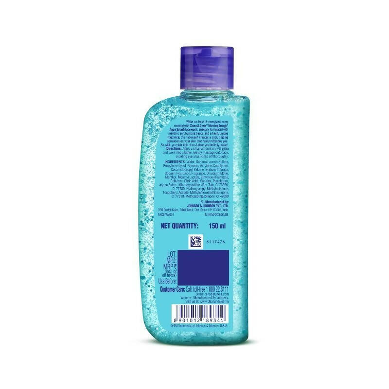 Clean & Clear Morning Energy Aqua Splash Face Wash - Grab2buy