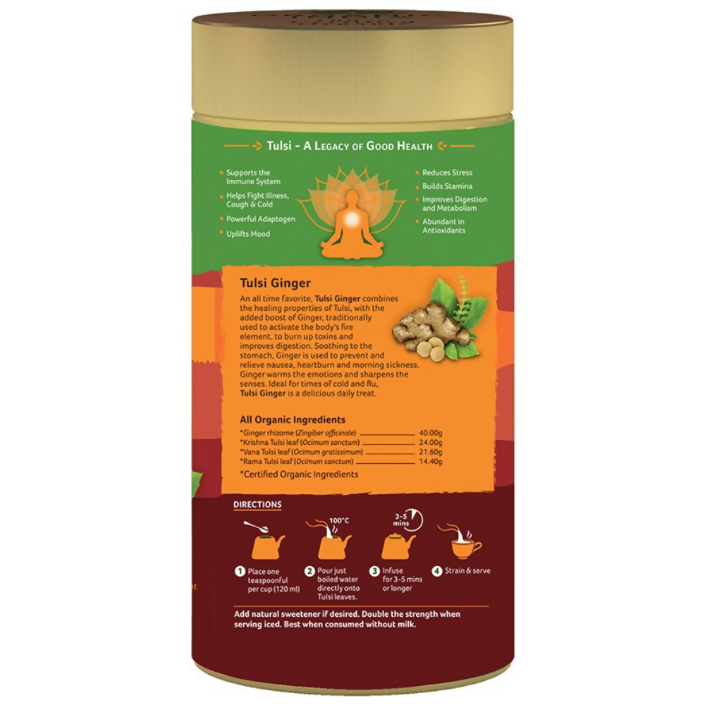 Organic India Tulsi Ginger Green Tea - Grab2buy