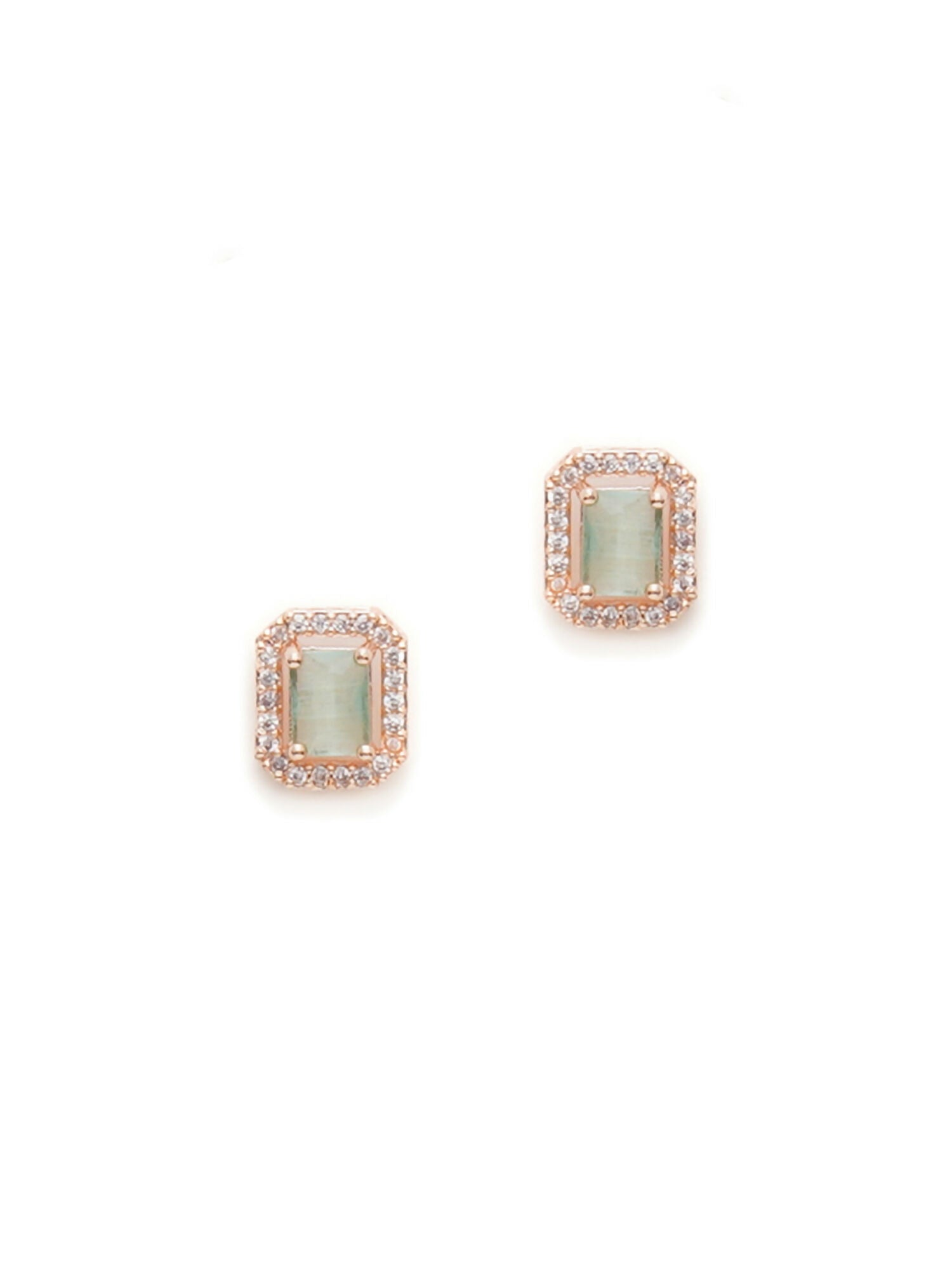 stone stud (mint green ) - Ruby Raang - Grab2buy