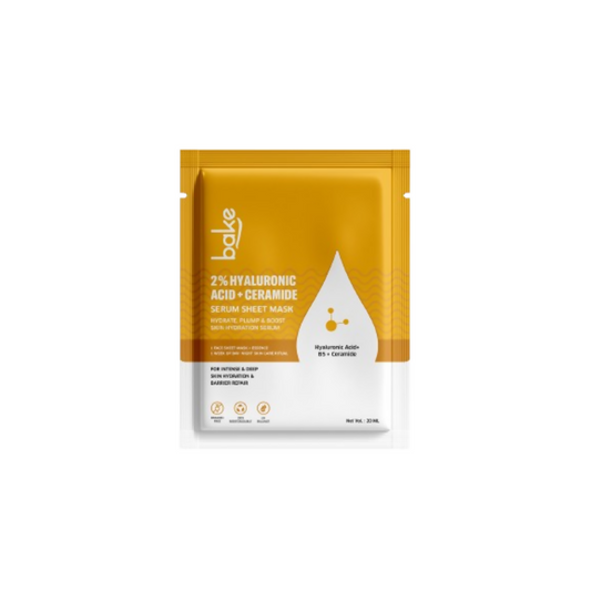 Bake 2% Hyaluronic Acid + Ceramide Serum Sheet Mask Grab2Buy Bake Grab2Buy