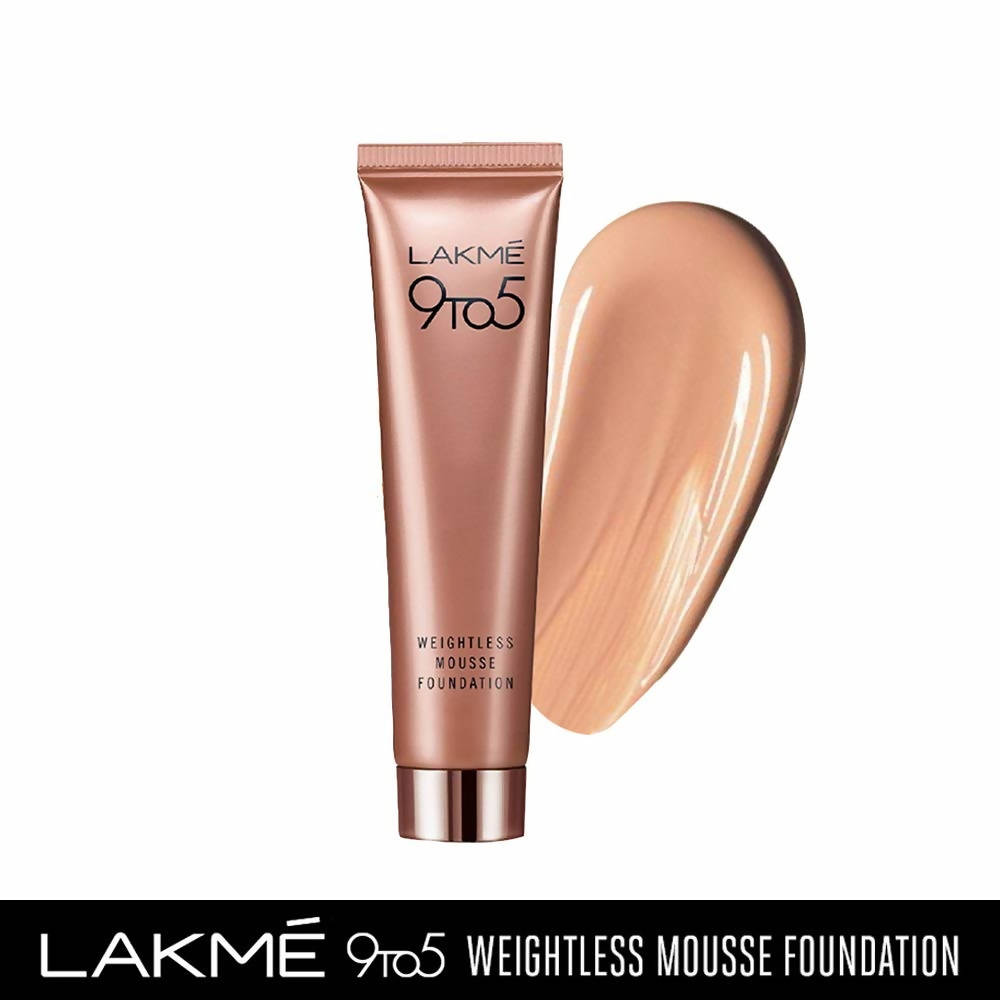 Lakme 9 to 5 Weightless Mousse Foundation - Rose Ivory - Grab2buy
