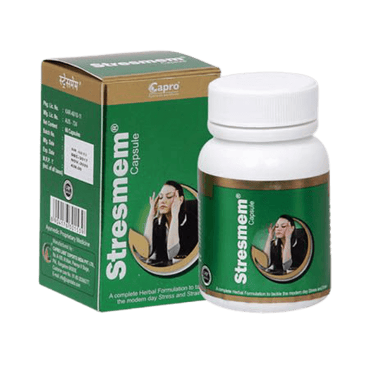 Capro Ayurveda Stresmem Capsule - Grab2buy