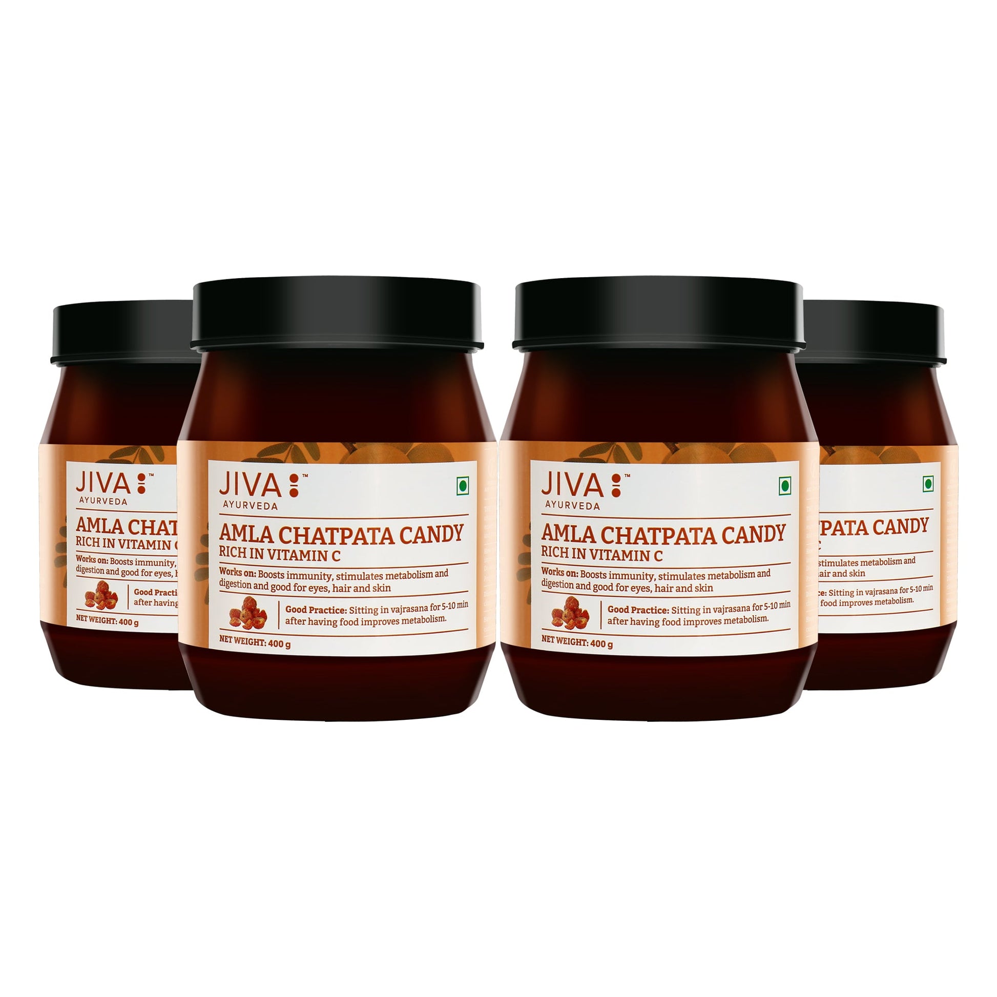 Jiva Ayurveda Chatpata Amla Candy - Distacart