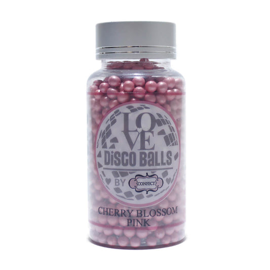 Confect Cherry Blossom Pink Disco Balls Sprinkles 6 MM
