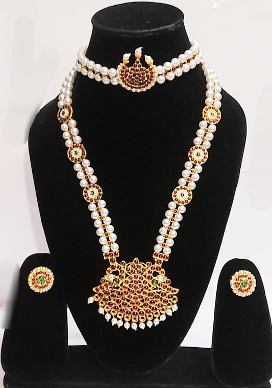 Elite Trading Coin Bharatnatyam Dance Jewellery Set | Grab2Buy