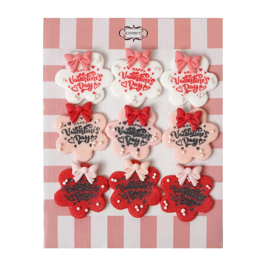 Confect Pack of 6 Valentine Cake & Cupcake Topper 02