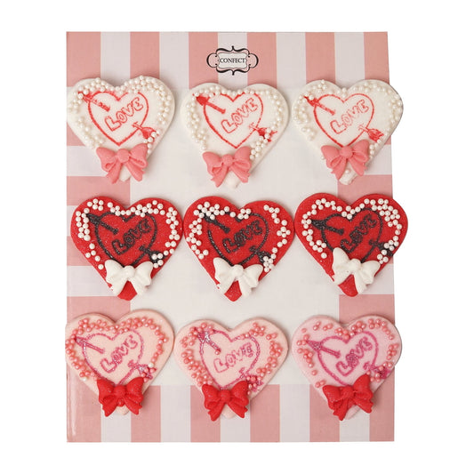 Confect Pack of 6 Valentine Cake & Cupcake Topper 05