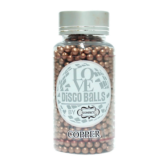 Confect Copper Disco Balls Sprinkles 6 MM