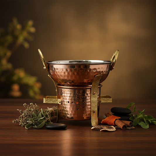 Copper Oil Warmer | 300 ml
