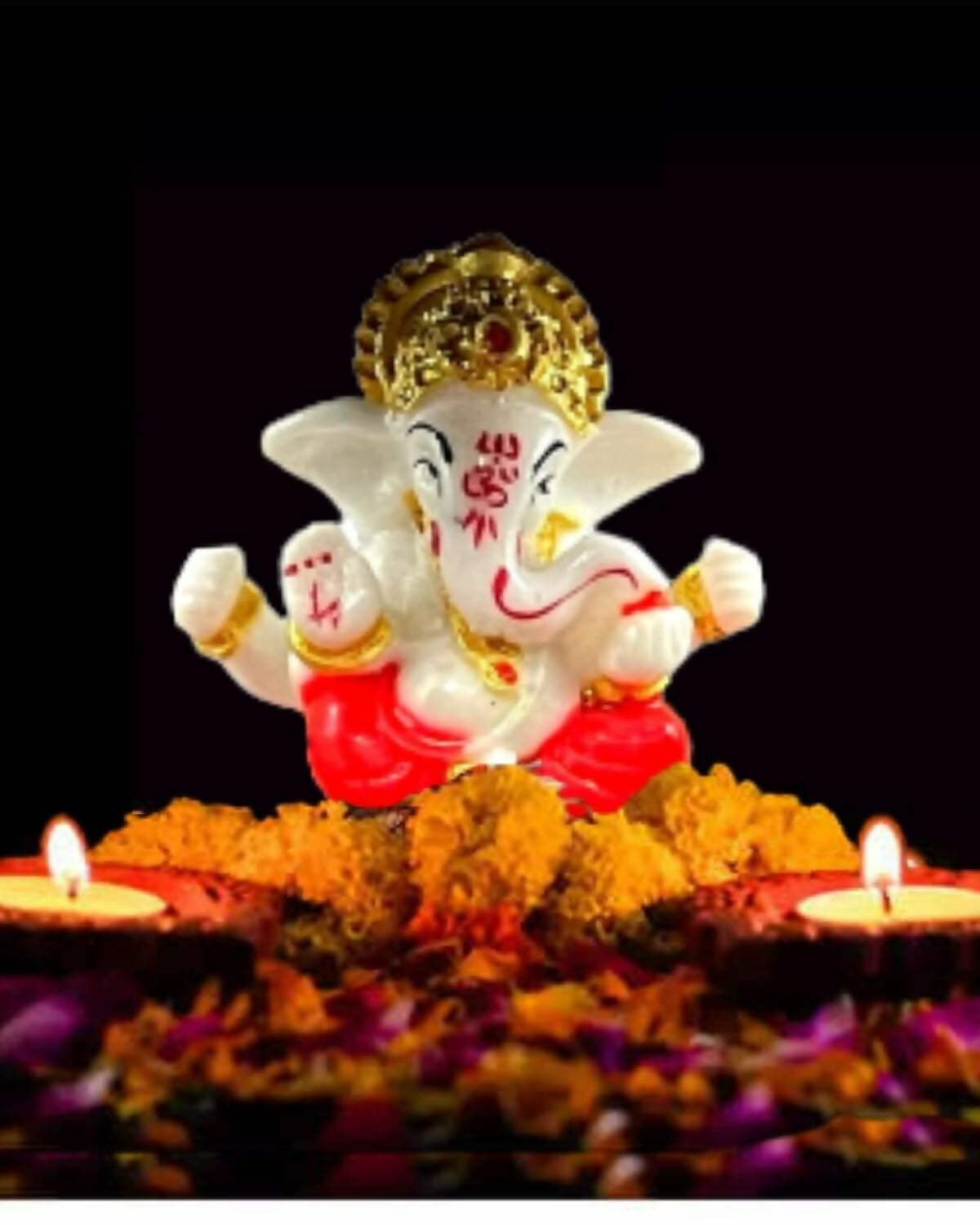 Expleasia, Exuberant & Luxury Decor Ganesha Idol With Wooden Temple - Grab2buy