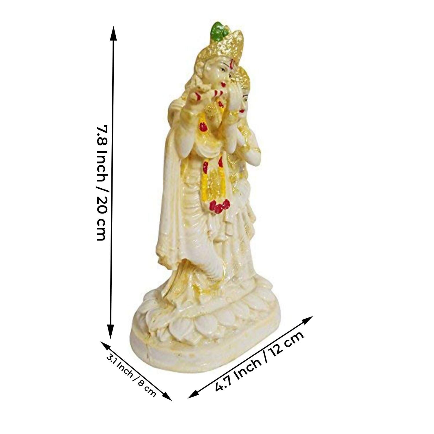 Fabzone Resin Lord Radha Krishna Statue - Grab2buy