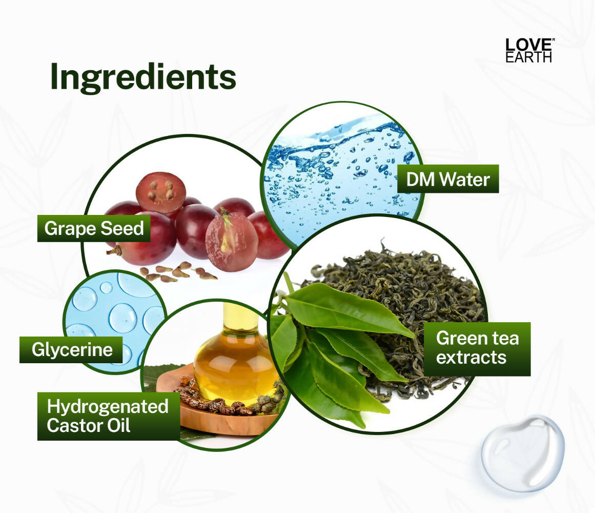 Love Earth Green Tea Toner - Grab2buy