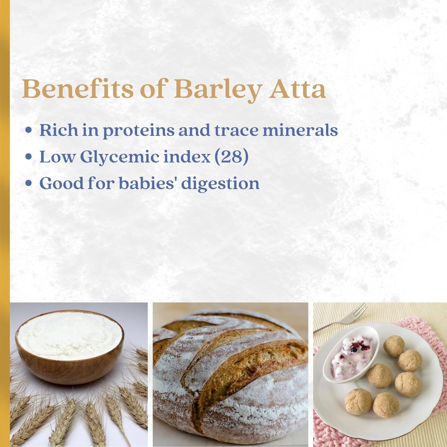 Earthen Story Certified Organic Pearl Barley Flour - Distacart