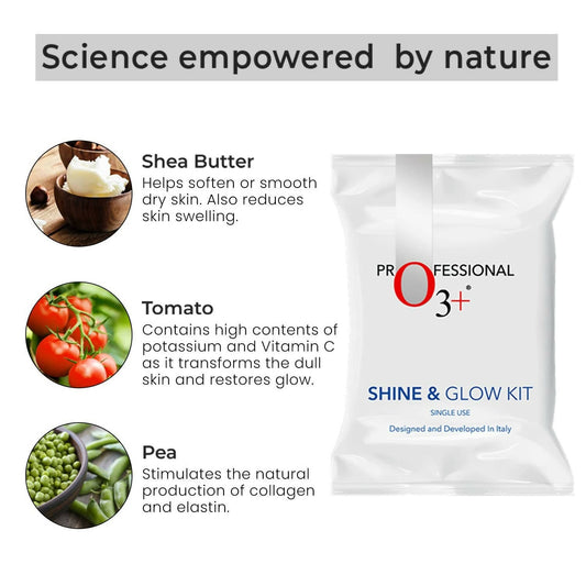 Professional O3+ Shine & Glow Facial Kit For Instant Glow - Grab2buy