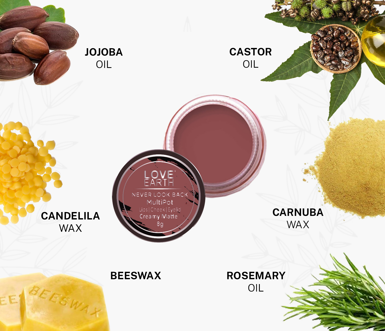 Love Earth Lip Tint & Cheek Tint Multipot Combo (Rose Pink & Ruby Pink) - Distacart